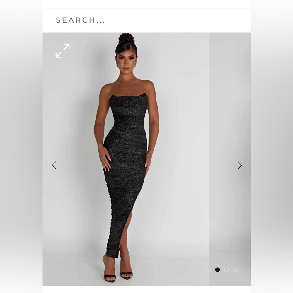 Babyboo Glittery Black Dress